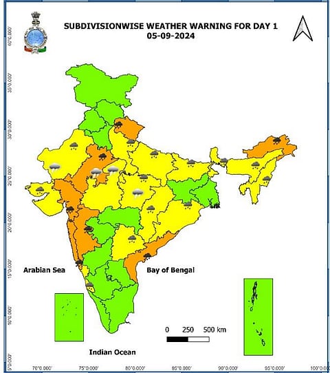 Weather Warning In Map |